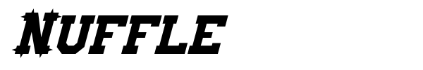 Nuffle font preview